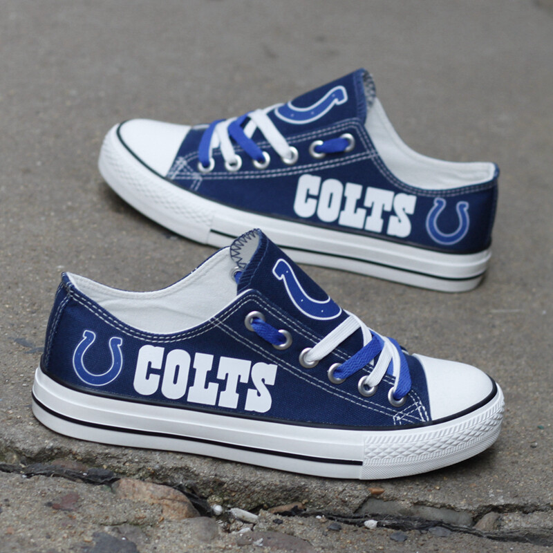 Indianapolis Colts Limited Print NFL Football Fans Low Top Canvas Shoes Sport Sneakers T-DJ249L Indianapolis%2BColts%2BLimited%2BPrint%2BNFL%2BFootball%2BFans%2BLow%2BTop%2BCanvas%2BShoes%2BSport%2BSneakers%2BT DJ249L 2486
