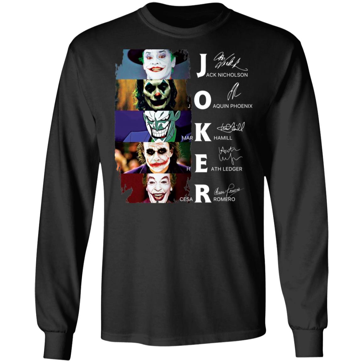 Joker All Version Signature Shirt, Hoodie Joker%2BAll%2BVersion%2BSignature%2BShirt%2C%2BHoodie 5822 JfJ6e