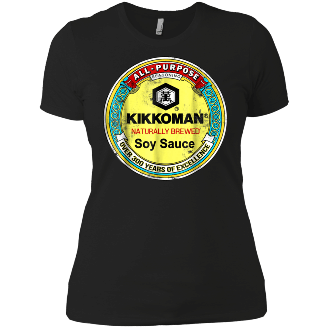 KikkomanNaturally Brewed Soy Sauce Ladies' Boyfriend Shirt Rookbrand