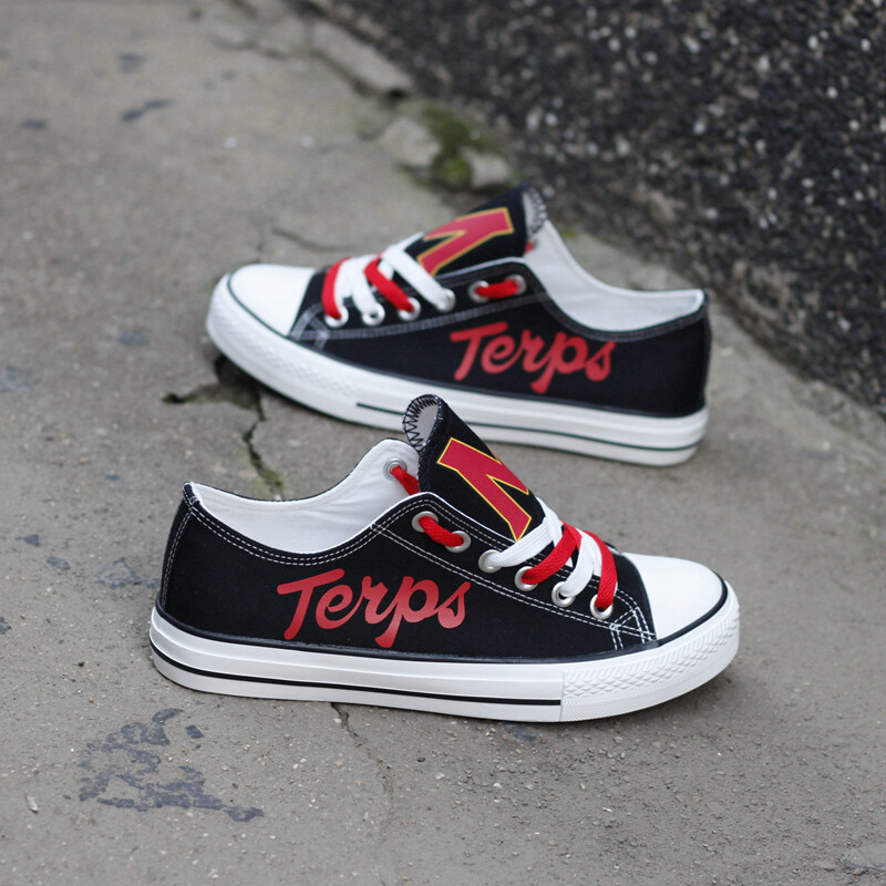 Maryland Terrapins Limited Print NCAA College Students Low Top Canvas Shoes Sport Sneakers T-DV124H Maryland%26%23160Terrapins%2BLimited%2BPrint%2BNCAA%2BCollege%2BStudents%2BLow%2BTop%2BCanvas%2BShoes%2BSport%2BSneakers%2BT DV124H 5404 6r5uX