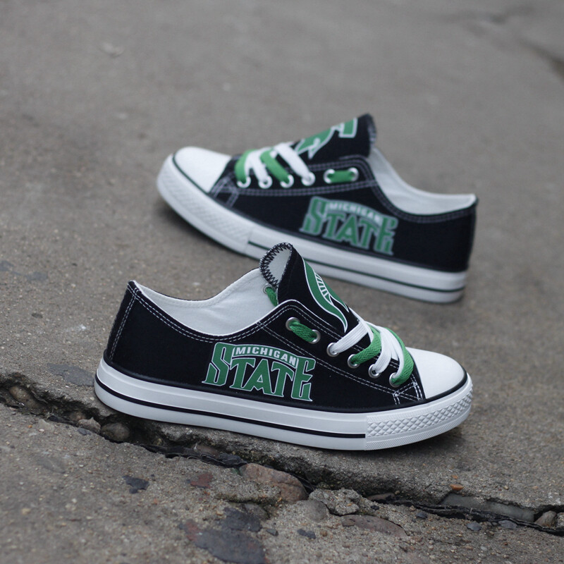 Michigan State Spartans Limited Print NCAA College Students Low Top Canvas Shoes Sport Sneakers T-DJ103H Michigan%26%23160State%26%23160Spartans%2BLimited%2BPrint%2BNCAA%2BCollege%2BStudents%2BLow%2BTop%2BCanvas%2BShoes%2BSport%2BSneakers%2BT DJ103H 2758 3YEAN