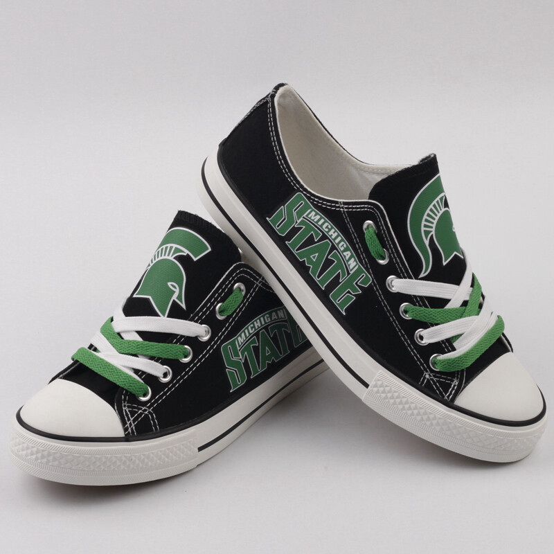 Michigan State Spartans Limited Print NCAA College Students Low Top Canvas Shoes Sport Sneakers T-DJ103H Michigan%26%23160State%26%23160Spartans%2BLimited%2BPrint%2BNCAA%2BCollege%2BStudents%2BLow%2BTop%2BCanvas%2BShoes%2BSport%2BSneakers%2BT DJ103H 7877 0lfE8
