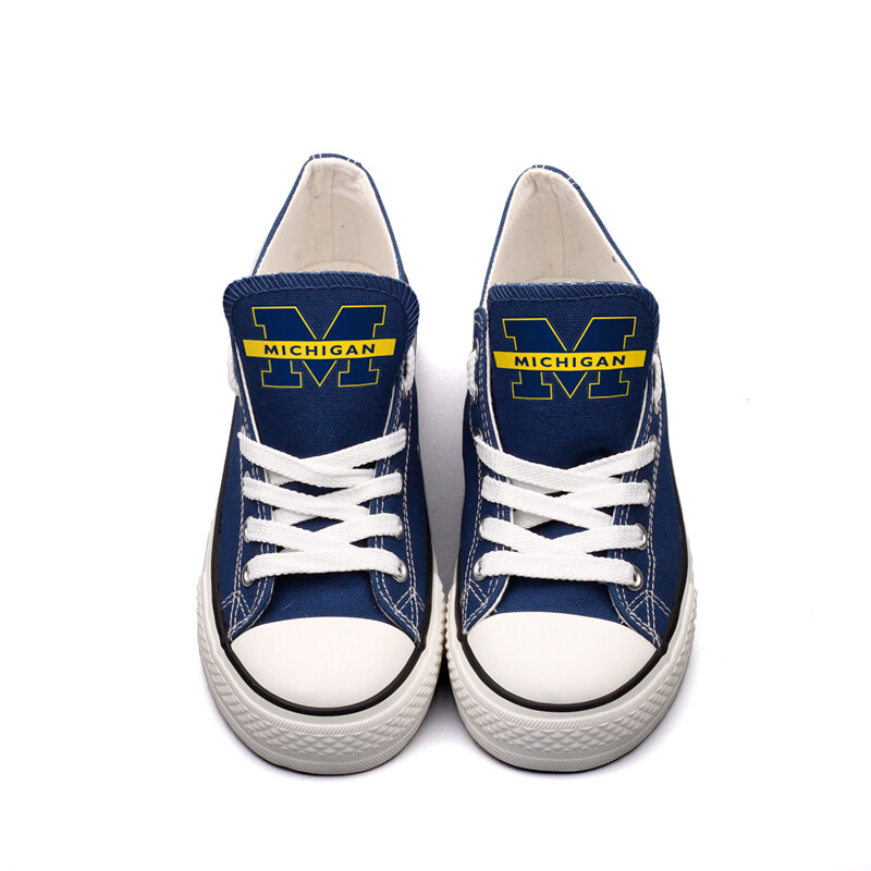 Michigan Wolverines Limited Print NCAA College Students Low Top Canvas Shoes Sport Sneakers T-DV153L Michigan%26%23160Wolverines%2BLimited%2BPrint%2BNCAA%2BCollege%2BStudents%2BLow%2BTop%2BCanvas%2BShoes%2BSport%2BSneakers%2BT DV153L 6809 TtiLq