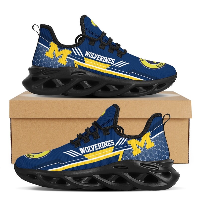 NCAA%2BTeam%2BMichigan%2BWolverines%2BCollege%2BFans%2BRunning%2BShoes%2BSports%2BSneakers%2B%23SP1169 1 F21B 6837 cZzz0