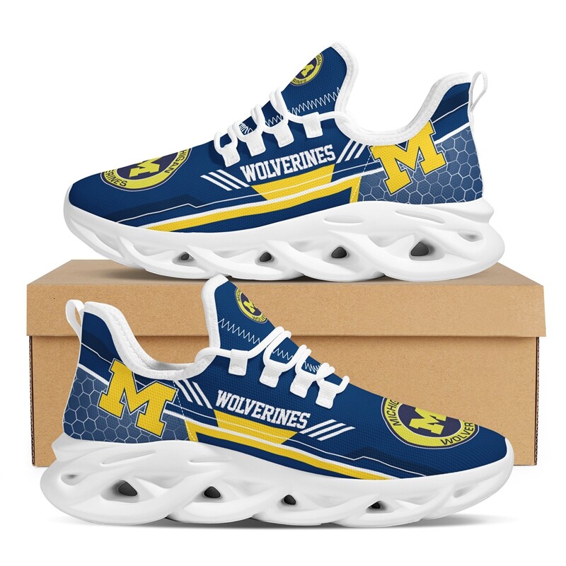 NCAA%2BTeam%2BMichigan%2BWolverines%2BCollege%2BFans%2BRunning%2BShoes%2BSports%2BSneakers%2B%23SP1169 1 F21W 3643 691Fs