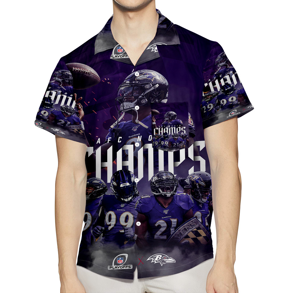 Baltimore Ravens Team17 3D All Over Print Summer Beach Hawaiian Shirt With Pocket baltimore ravens team17 3d all over print summer beach hawaiian shirt with pocket 5966