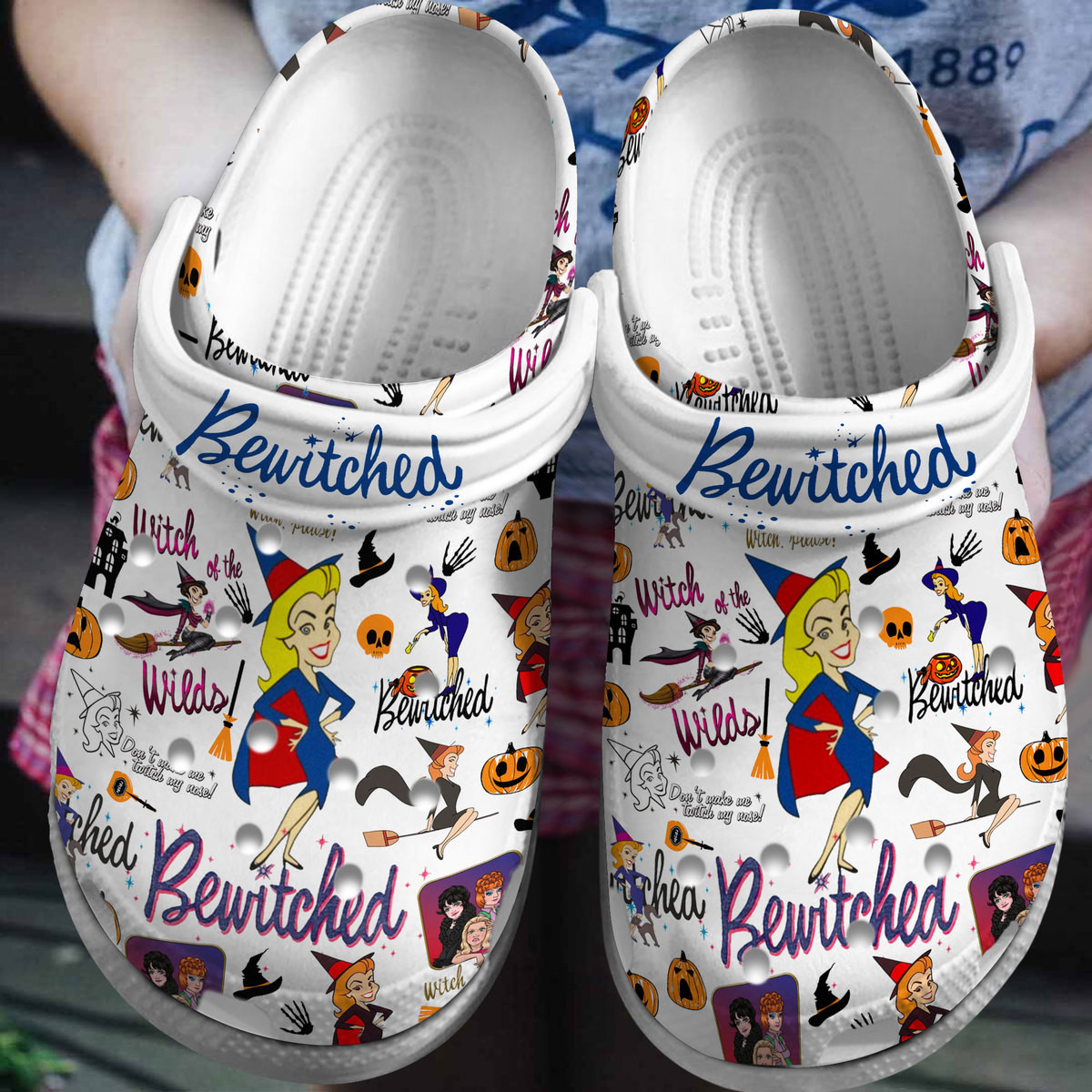 Bewitched TV Series Crocs Crocband Clogs Shoes for hospital staff