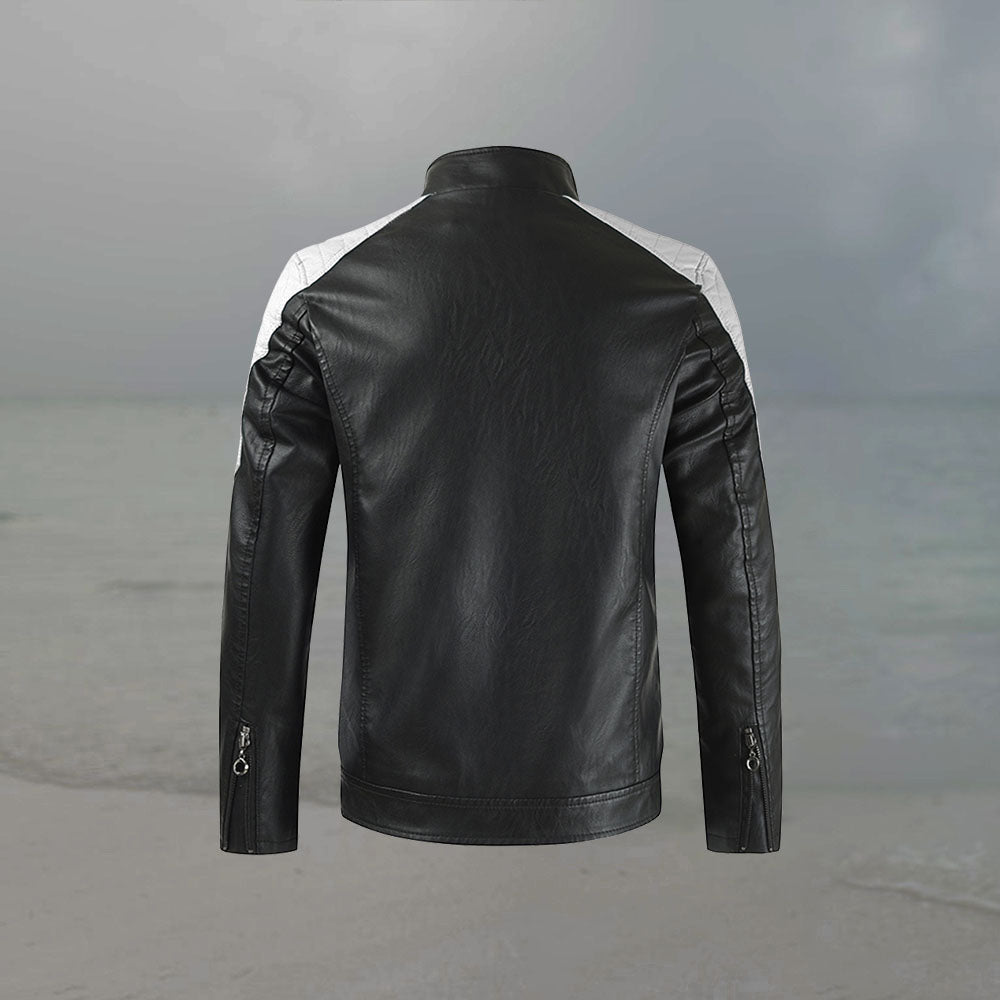 Block Leather Jacket Mens For Winter Men block leather jacket mens for winter men 6041 pjwqc