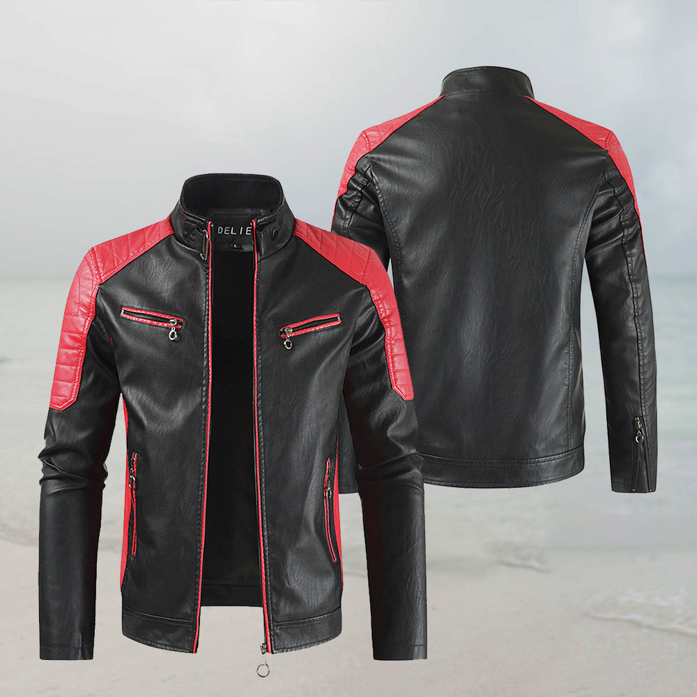Block Leather Jacket Mens For Winter Men block leather jacket mens for winter men 8220 bdgqi