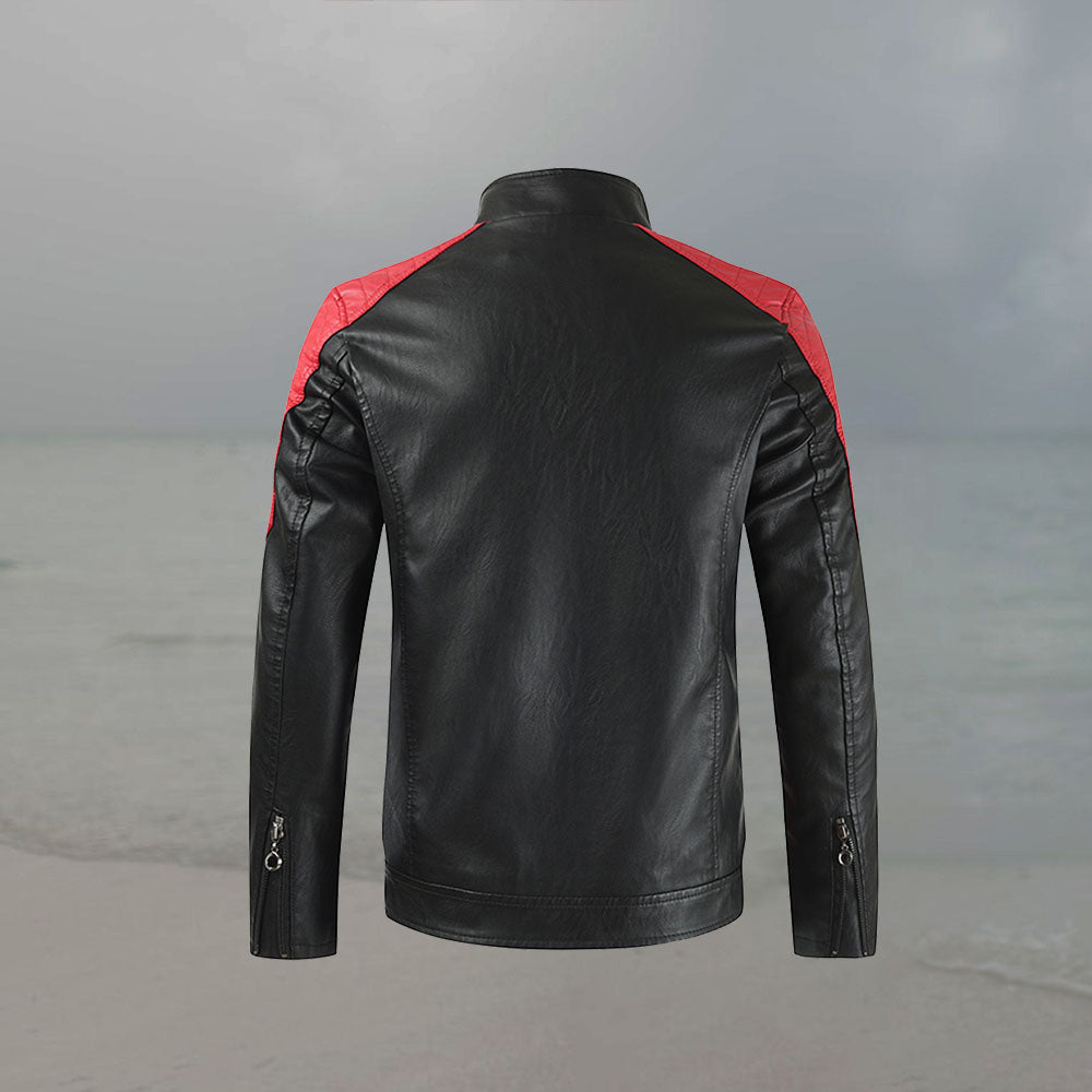 Block Leather Jacket Mens For Winter Men block leather jacket mens for winter men 8805 lwcae