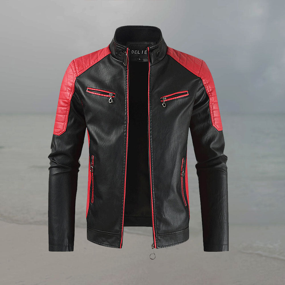 Block Leather Jacket Mens For Winter Men block leather jacket mens for winter men 8883 0hvf1