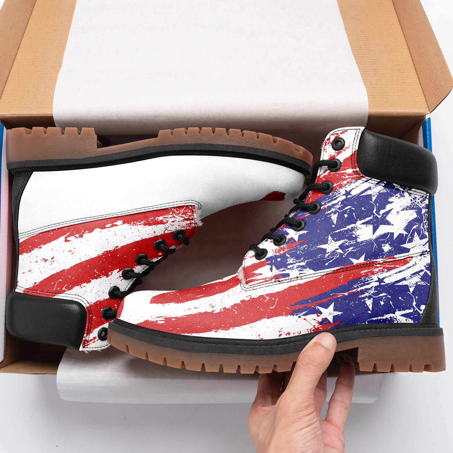 Customize America Flag Design Timboot Limited US Fans Winter Boot VB191001002