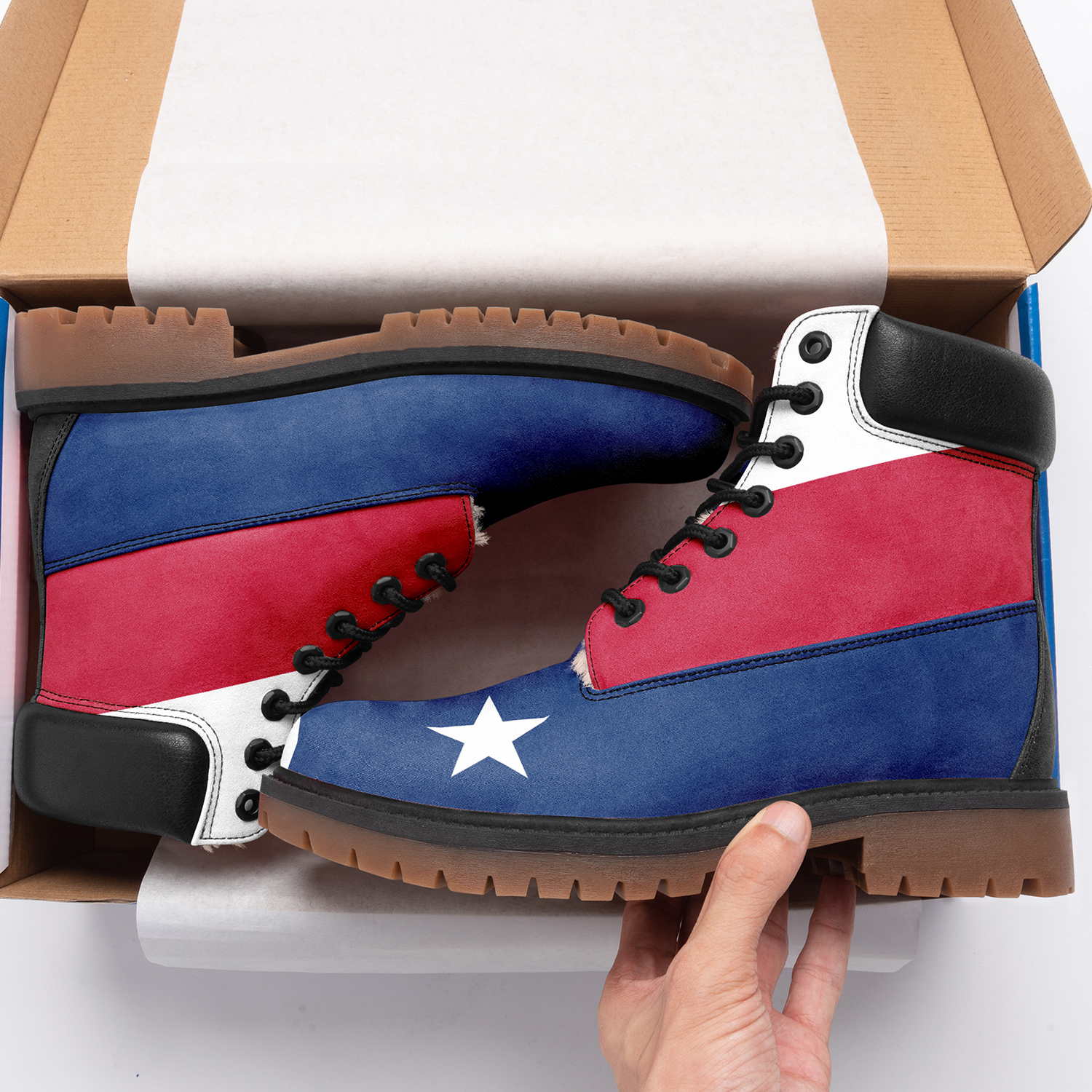 Customize America Flag Design Timboot Limited US Fans Winter Boot VB191001006