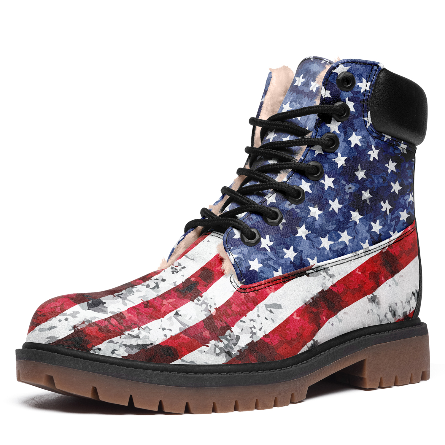 Customize America Flag Design Timboot Limited US Fans Winter Boot VB191001008