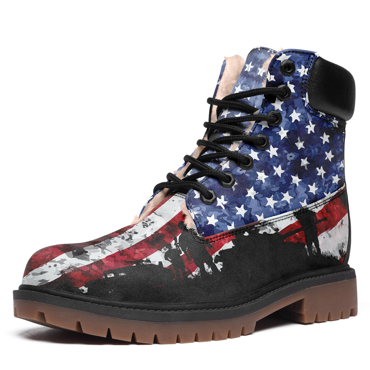 Customize America Flag Design Timboot Limited US Fans Winter Boot VB19100100801