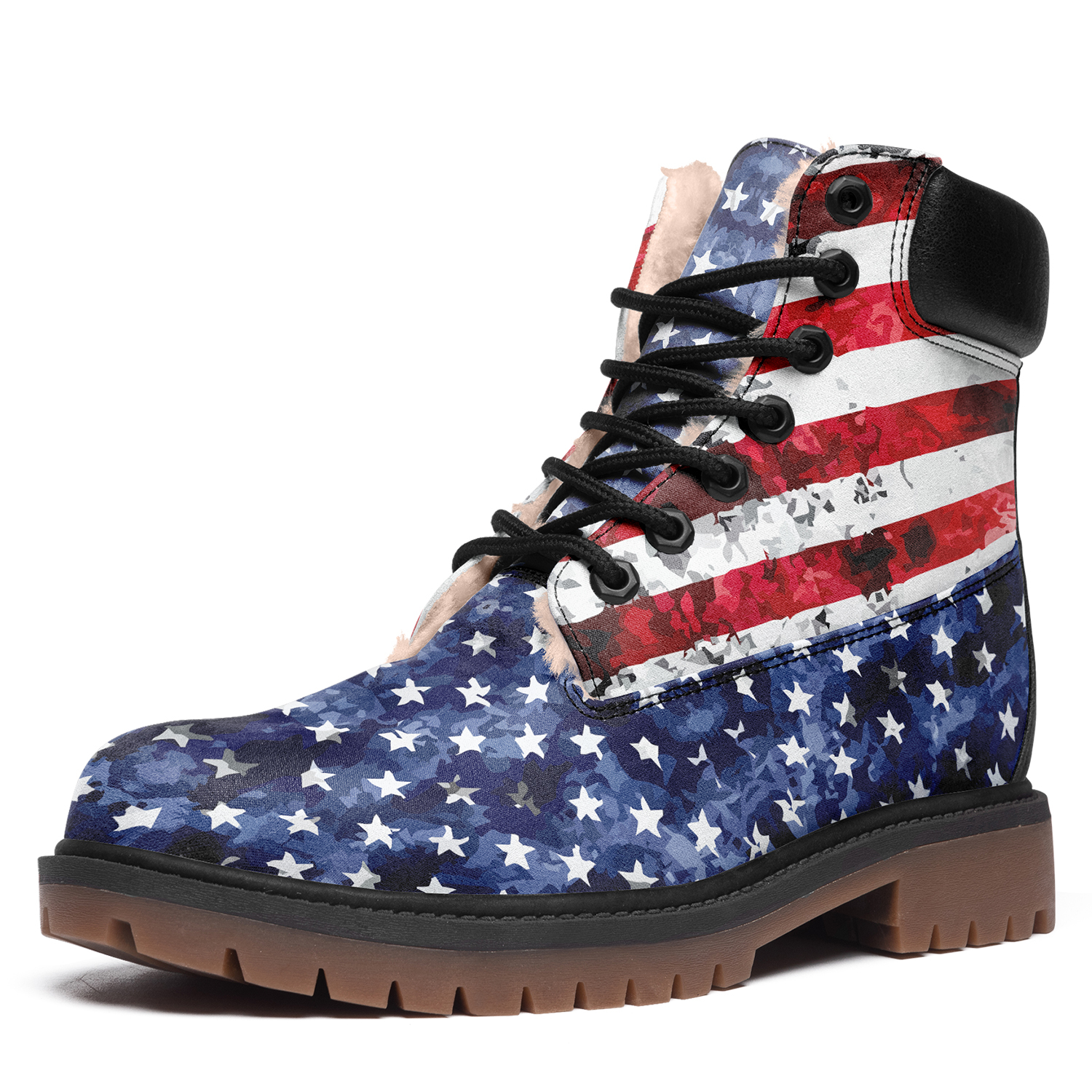 Customize America Flag Design Timboot Limited US Fans Winter Boot VB191001009