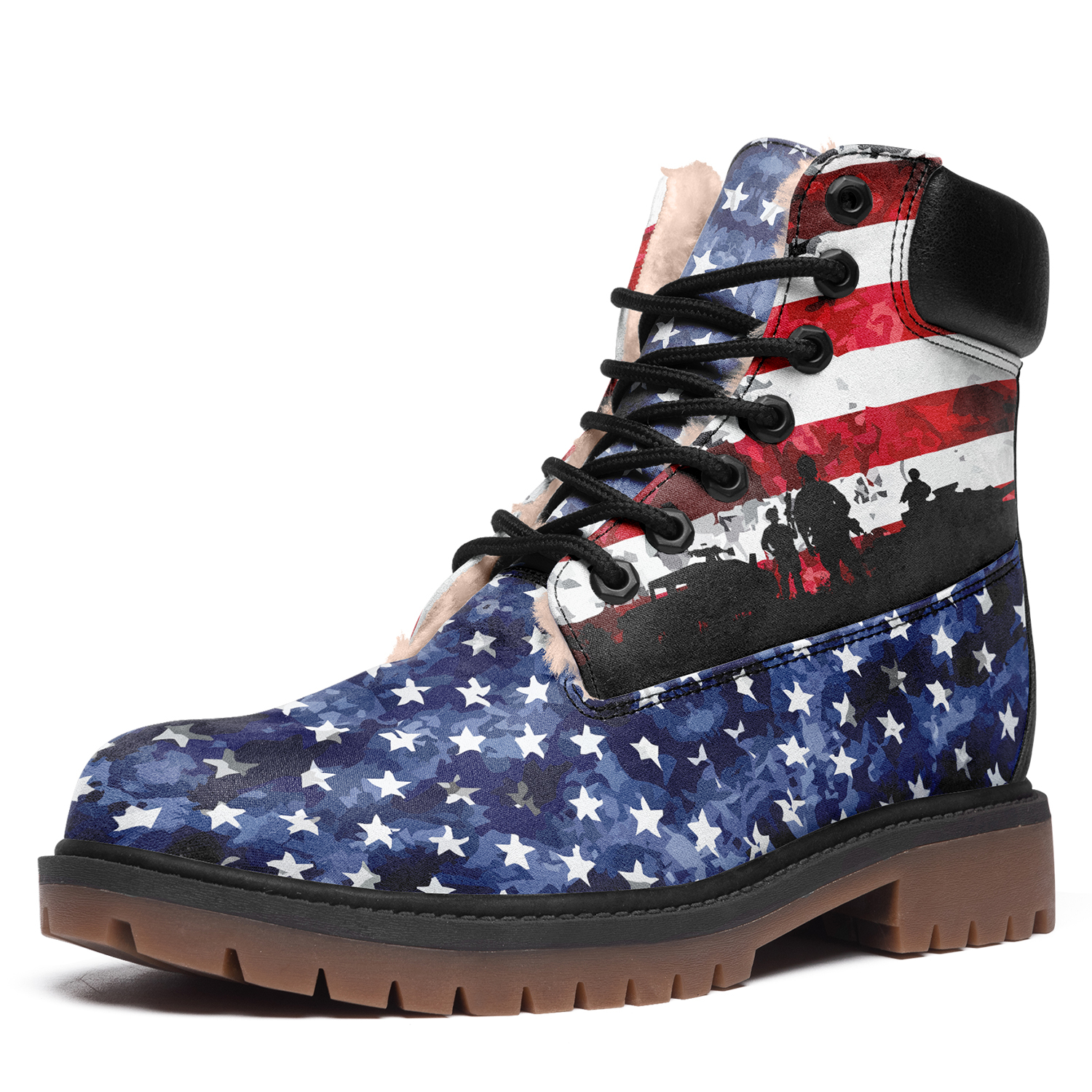 Customize America Flag Design Timboot Limited US Fans Winter Boot VB19100100901