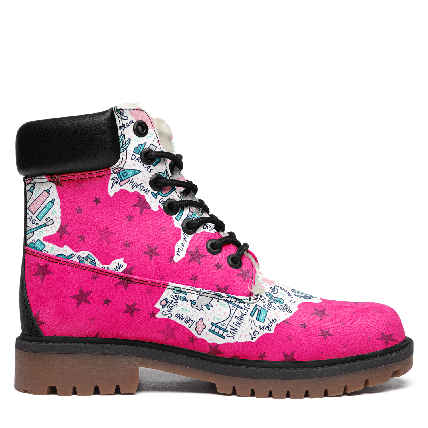 Customize America Flag Design Timboot Limited US Fans Winter Boot VB191001011