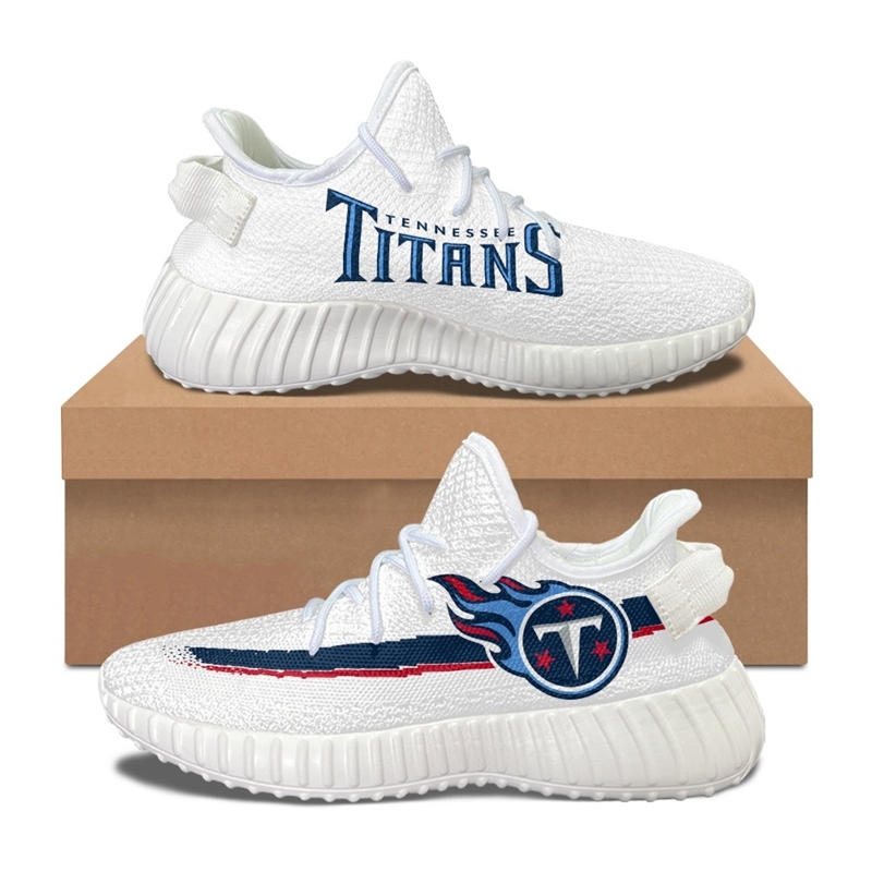 Customize Tennessee Titans Fans Sports Shoes Full Printed Yeezy Style Unisex Sneakers RX-29988-27455WK6W