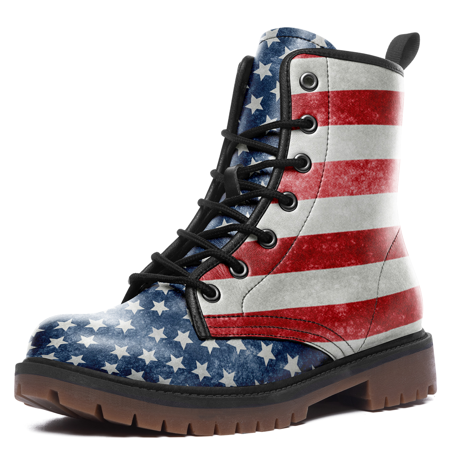 High Top Women Men Timboot 3D Printed America Flag Design Casual Boot BB191001001