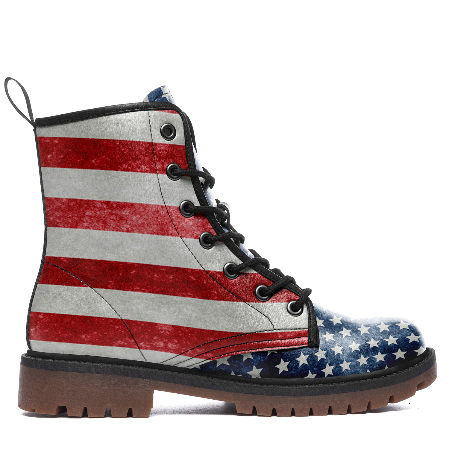 High Top Women Men Timboot 3D Printed America Flag Design Casual Boot BB191001001