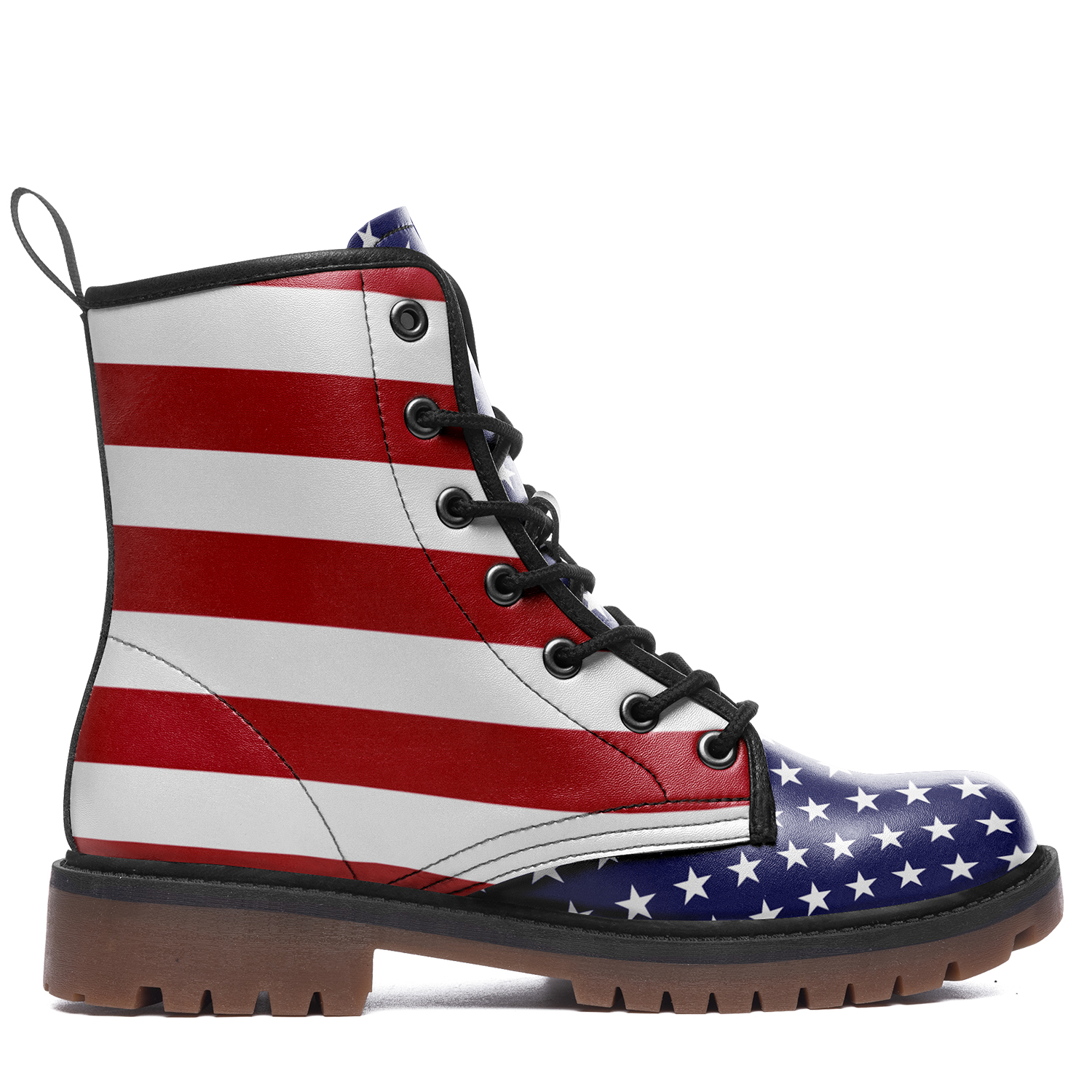 High Top Women Men Timboot 3D Printed America Flag Design Casual Boot BB191001003