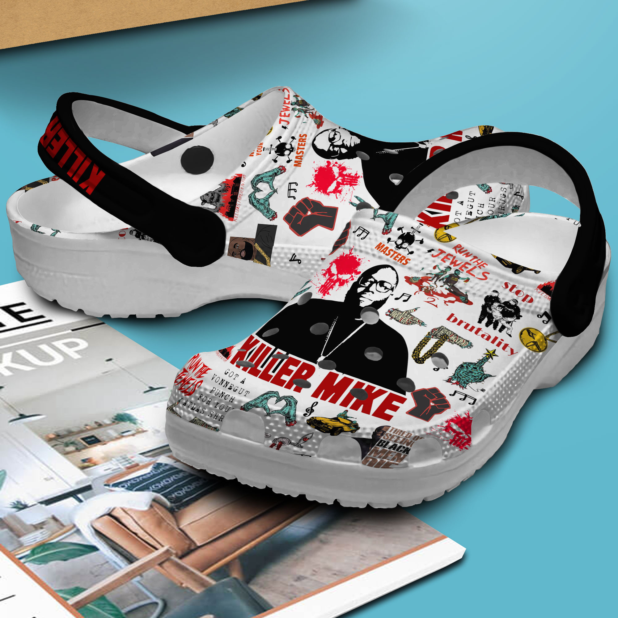 Killer Mike Music Crocs Crocband Clogs Shoes for morton's neuroma Rookbrand