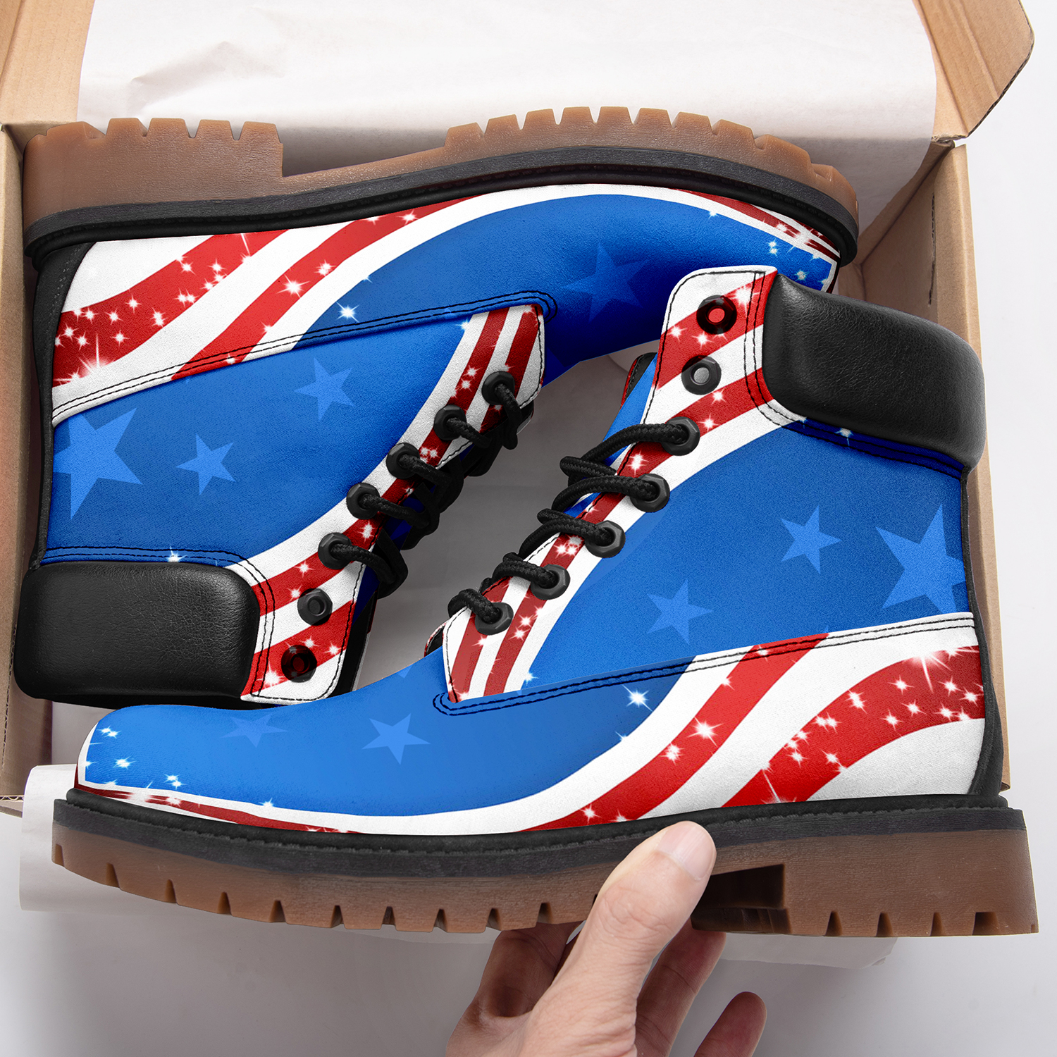 Limited America Flag 3D Printed Women Men Timboot TB19100101901