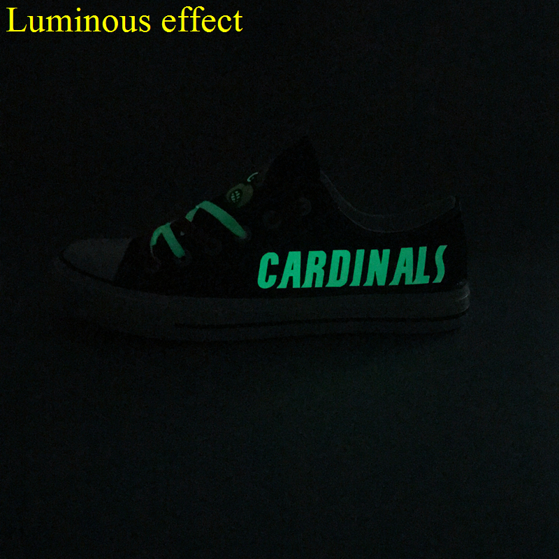 Louisville Cardinals Limited Print NCAA College Students Luminous Low Top Canvas Shoes Sport Sneakers T-DF22HY