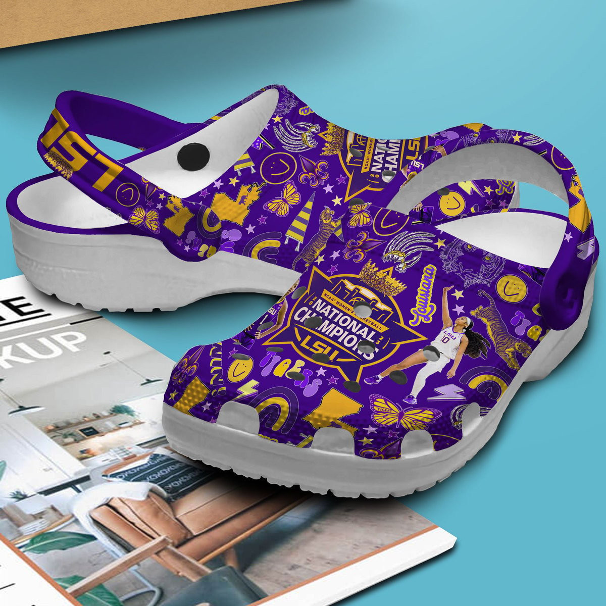 lsu crocs