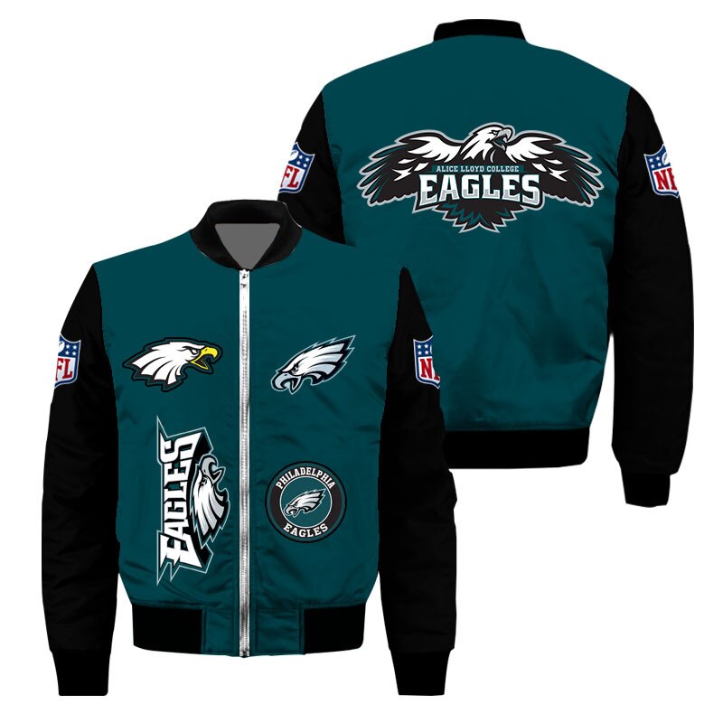 Men’s Philadelphia Eagles Jacket FullZip Men Rookbrand(03)