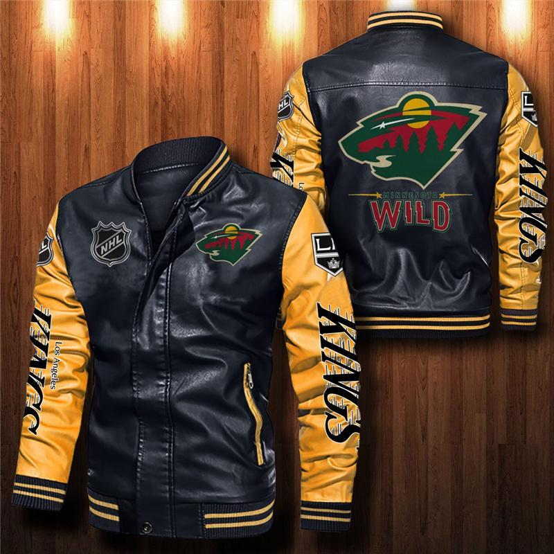 Minnesota Wild Leather Jacket NHL minnesota wild leather jacket nhl 6894 lmryw