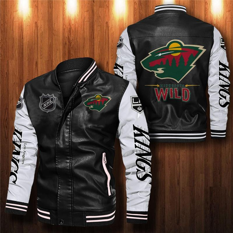 Minnesota Wild Leather Jacket NHL minnesota wild leather jacket nhl 7984 alnap