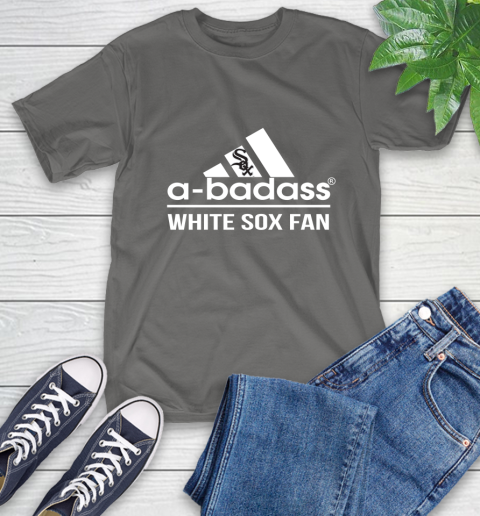 MLB A Badass Chicago White Sox Fan Adidas Baseball Sports T-Shirt mlb a badass chicago white sox fan adidas baseball sports t shirt 2862