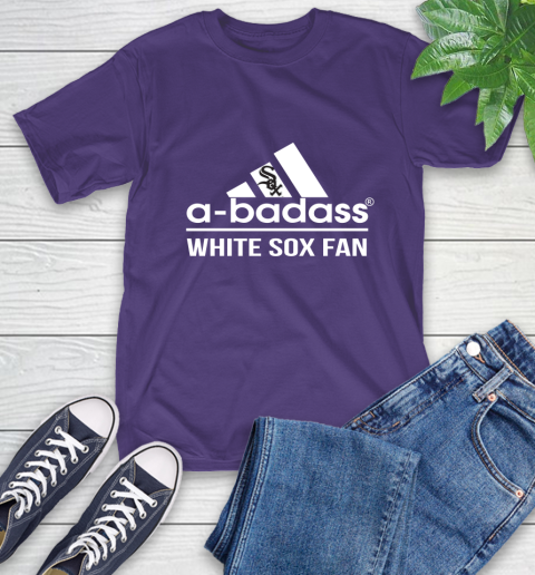 MLB A Badass Chicago White Sox Fan Adidas Baseball Sports T-Shirt mlb a badass chicago white sox fan adidas baseball sports t shirt 5559
