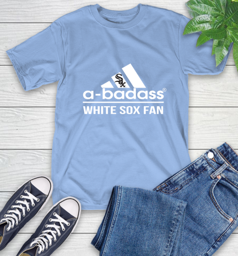 MLB A Badass Chicago White Sox Fan Adidas Baseball Sports T-Shirt mlb a badass chicago white sox fan adidas baseball sports t shirt 7385 bdjma