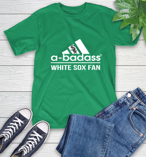 MLB A Badass Chicago White Sox Fan Adidas Baseball Sports T-Shirt mlb a badass chicago white sox fan adidas baseball sports t shirt 7423 hbuns