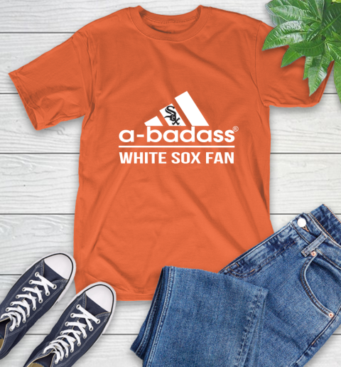 MLB A Badass Chicago White Sox Fan Adidas Baseball Sports T-Shirt mlb a badass chicago white sox fan adidas baseball sports t shirt 7669