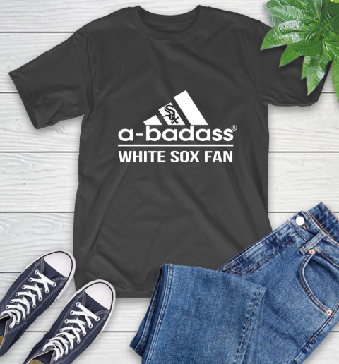 MLB A Badass Chicago White Sox Fan Adidas Baseball Sports T-Shirt mlb a badass chicago white sox fan adidas baseball sports t shirt 8756 nopj4