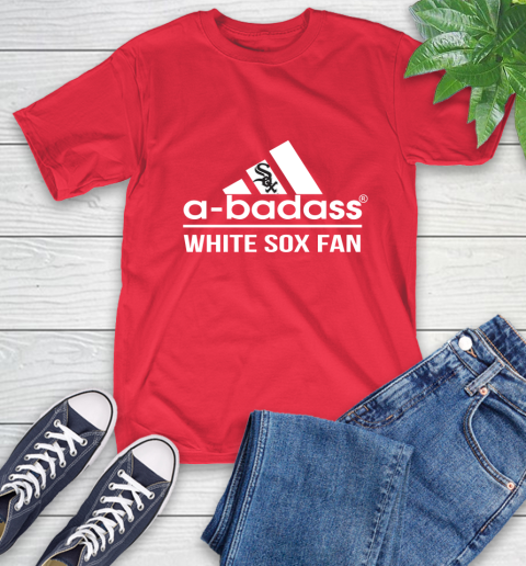 MLB A Badass Chicago White Sox Fan Adidas Baseball Sports T-Shirt mlb a badass chicago white sox fan adidas baseball sports t shirt 9785 bdd2y