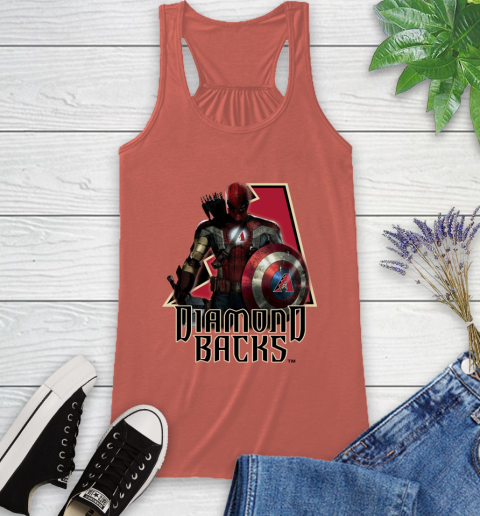MLB Captain America Thor Spider Man Hawkeye Avengers Endgame Baseball Arizona Diamondbacks Racerback Tank mlb captain america thor spider man hawkeye avengers endgame baseball arizona diamondbacks racerback tank 5374 mrlqd