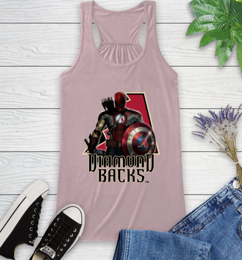 MLB Captain America Thor Spider Man Hawkeye Avengers Endgame Baseball Arizona Diamondbacks Racerback Tank mlb captain america thor spider man hawkeye avengers endgame baseball arizona diamondbacks racerback tank 5875 qpjnj
