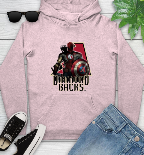 MLB Captain America Thor Spider Man Hawkeye Avengers Endgame Baseball Arizona Diamondbacks Youth Hoodie mlb captain america thor spider man hawkeye avengers endgame baseball arizona diamondbacks youth hoodie 1774 gr0em