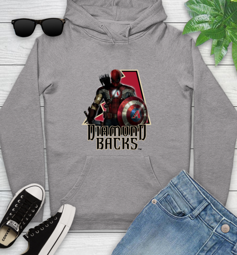 MLB Captain America Thor Spider Man Hawkeye Avengers Endgame Baseball Arizona Diamondbacks Youth Hoodie mlb captain america thor spider man hawkeye avengers endgame baseball arizona diamondbacks youth hoodie 2976 wjoif