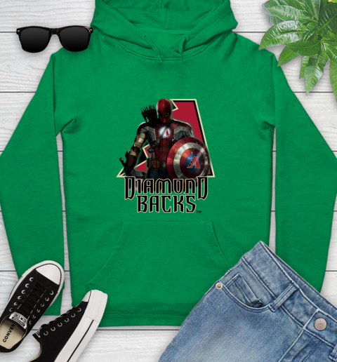 MLB Captain America Thor Spider Man Hawkeye Avengers Endgame Baseball Arizona Diamondbacks Youth Hoodie mlb captain america thor spider man hawkeye avengers endgame baseball arizona diamondbacks youth hoodie 5657 zfsnd