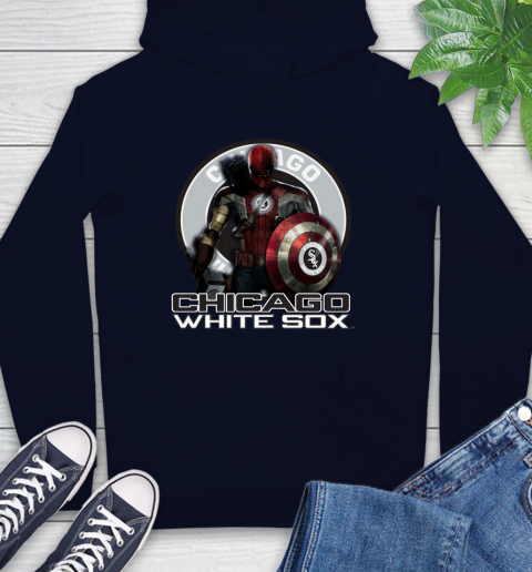 MLB Captain America Thor Spider Man Hawkeye Avengers Endgame Baseball Chicago White Sox Hoodie mlb captain america thor spider man hawkeye avengers endgame baseball chicago white sox hoodie 1885 pbsjn