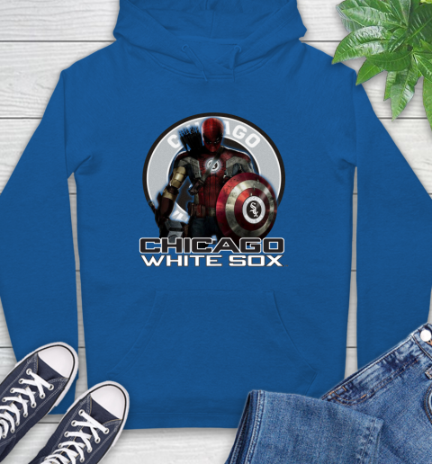 MLB Captain America Thor Spider Man Hawkeye Avengers Endgame Baseball Chicago White Sox Hoodie mlb captain america thor spider man hawkeye avengers endgame baseball chicago white sox hoodie 5958 qwves