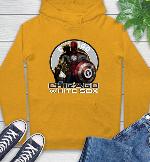 MLB Captain America Thor Spider Man Hawkeye Avengers Endgame Baseball Chicago White Sox Hoodie mlb captain america thor spider man hawkeye avengers endgame baseball chicago white sox hoodie 7590 cvt1u