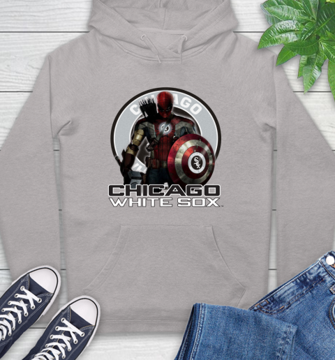 MLB Captain America Thor Spider Man Hawkeye Avengers Endgame Baseball Chicago White Sox Hoodie mlb captain america thor spider man hawkeye avengers endgame baseball chicago white sox hoodie 9058 a7e3i