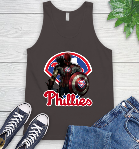 MLB Captain America Thor Spider Man Hawkeye Avengers Endgame Baseball Philadelphia Phillies Tank Top mlb captain america thor spider man hawkeye avengers endgame baseball philadelphia phillies tank top 5951 jndrw